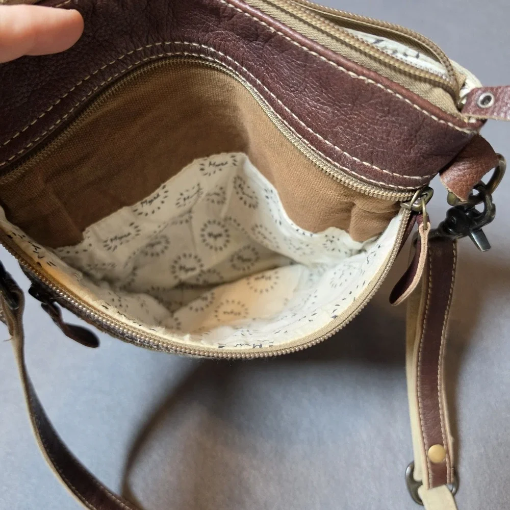 Myra Crossbody Bag Geometric Print Purse
